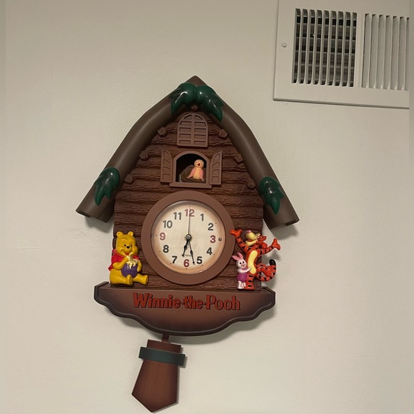 Vintage RARE Winnie the Pooh Cuckoo Wall Clock Pendulum. In excellent condition! - Picture 2 of 4